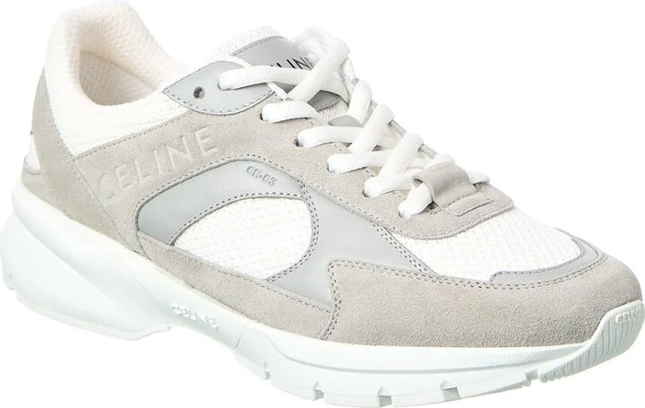 Celine Cr-03 Suede & Mesh Sneaker