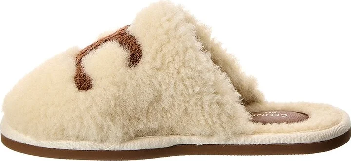 Celine Georgia Shearling & Leather Mule - Image 2