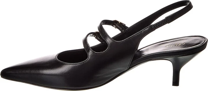 Celine Judy Leather Slingback Pump - Image 2