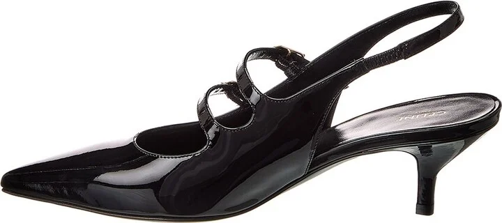 Celine Judy Patent Slingback Pump - Image 2