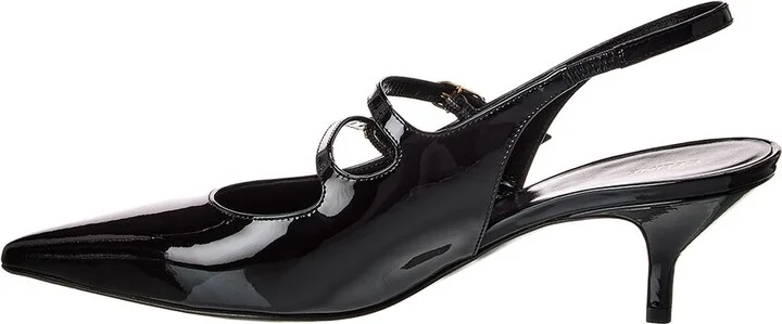 Celine Judy Patent Slingback Pump - Image 2