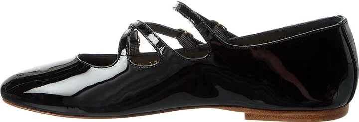 Celine Les Logo Patent Ballerina Flat - Image 2