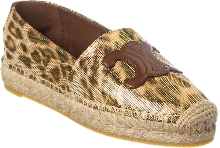 CELINE Logo Espadrille