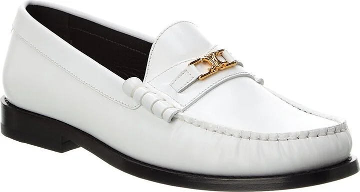 Celine Luco Chain Leather Loafer
