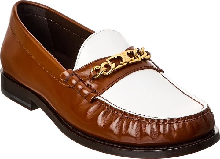 Celine Luco Triomphe Leather Loafer