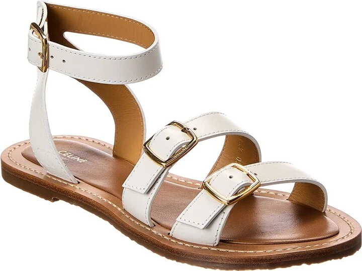 Celine Lympia Leather Sandal