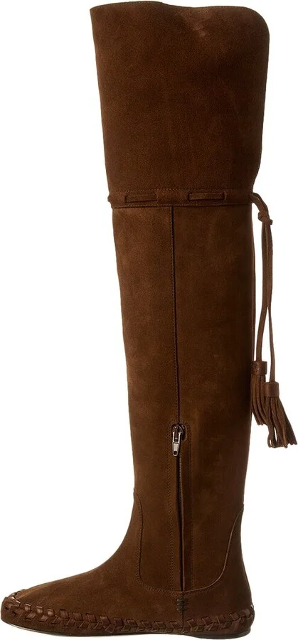 Celine Marlou Suede Over-The-Knee Boot - Image 2