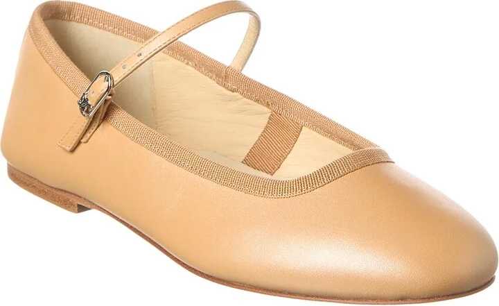 Celine Mary Jane Leather Ballerina Flat