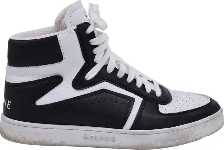CELINE Men's Leather Z Trainer High Top Sneaker (Authentic Pre-Loved)