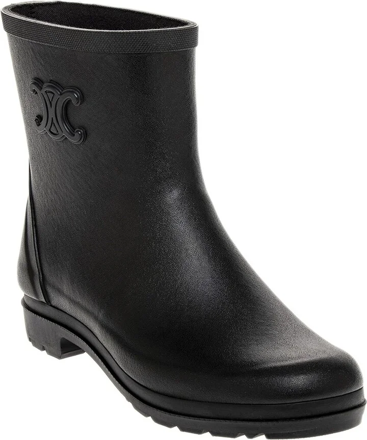 CELINE Mid Rubber Rain Boot