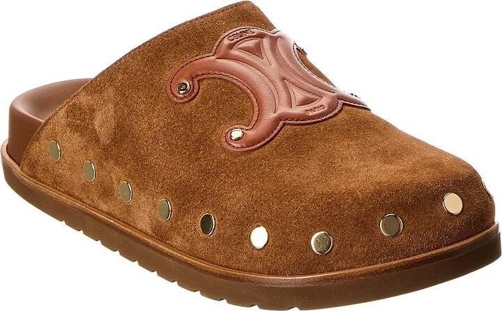 CELINE Pitea Suede Clog