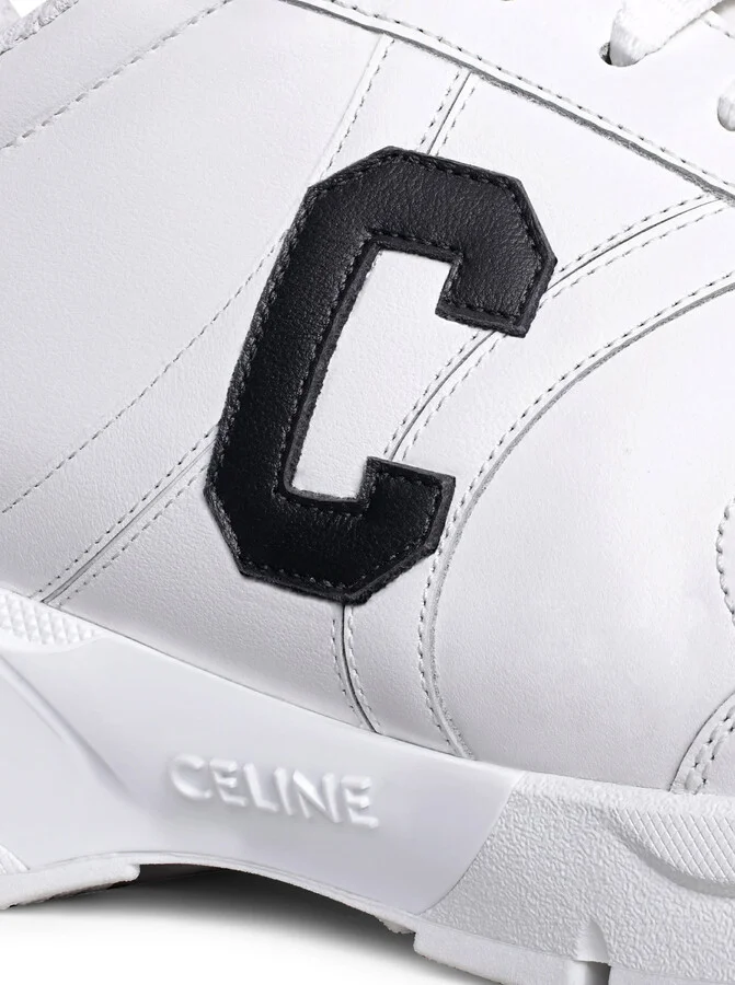 Celine Runner Cr-02 Low Lace-up Sneaker In Calfskin - Image 5
