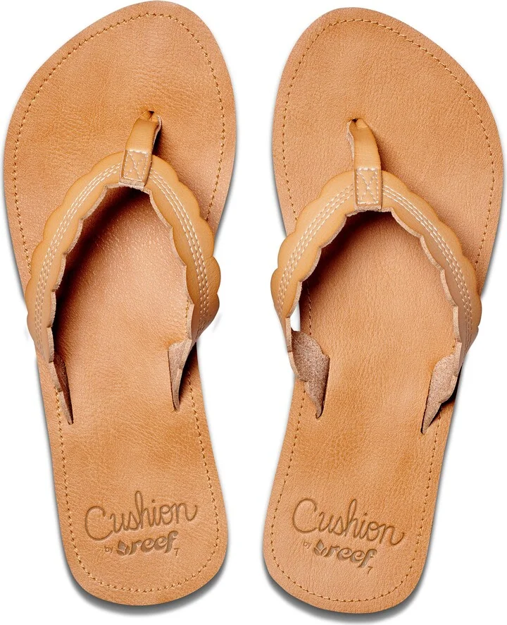 Celine Scalloped Strap Flip-Flop Sandal - Image 3