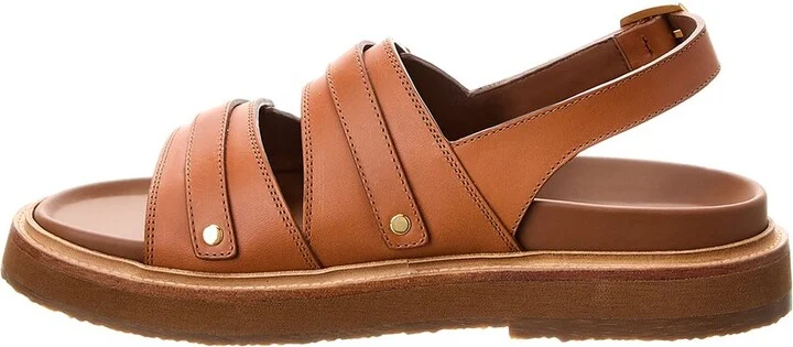 Celine Tippi Leather Sandal - Image 2