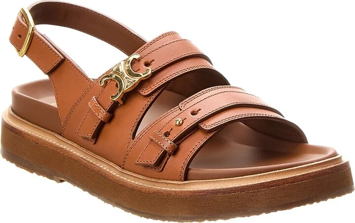 Celine Tippi Leather Sandal