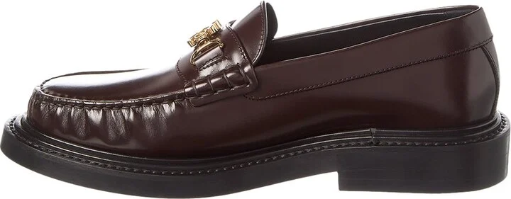 Celine Triomphe Chain Leather Loafer - Image 2