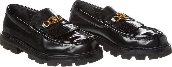 Celine Triomphe Margaret Leather Loafer (Authentic Pre-Loved)