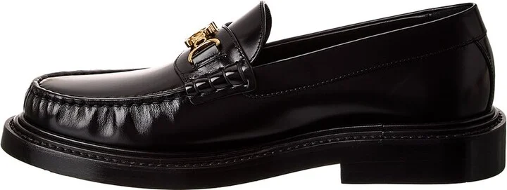 Celine Universite Triomphe Chain Leather Loafer - Image 2