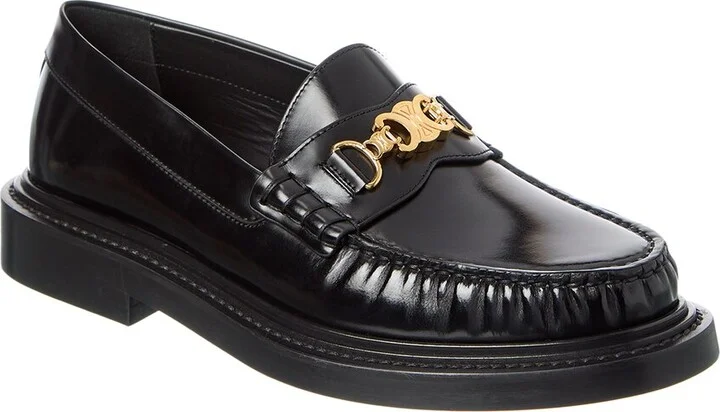 Celine Universite Triomphe Leather Loafer