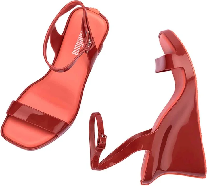 Celinna Strap Wedge - Red - Image 3