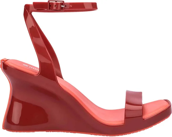 Celinna Strap Wedge - Red