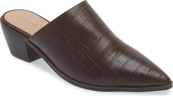 Brown Embossed Croco