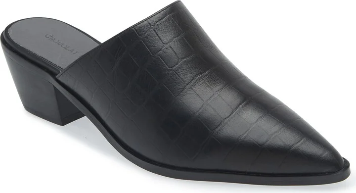 Black Embossed Croco