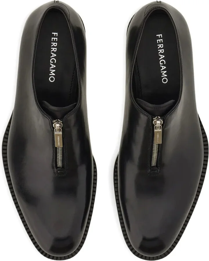 Central-Zip Derby Shoes - Image 4