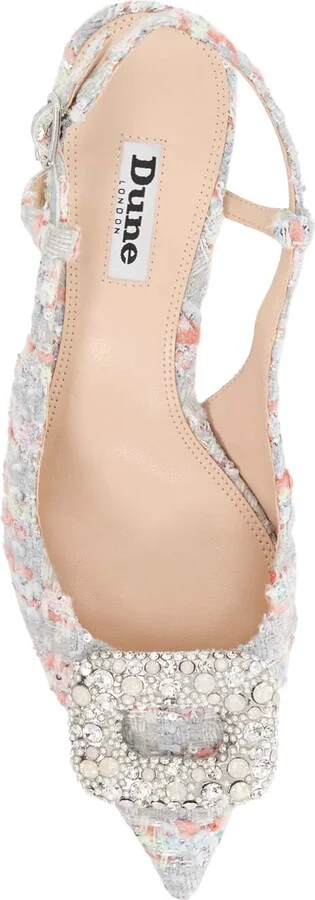 Centrepiece Kitten Heel Pointed Toe Pump - Image 3
