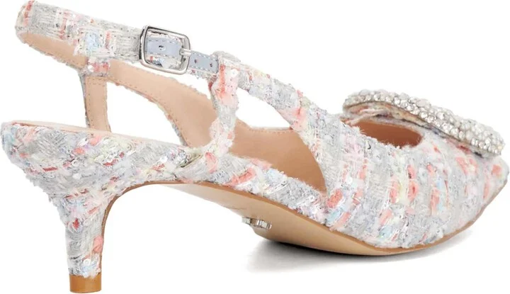 Centrepiece Kitten Heel Pointed Toe Pump