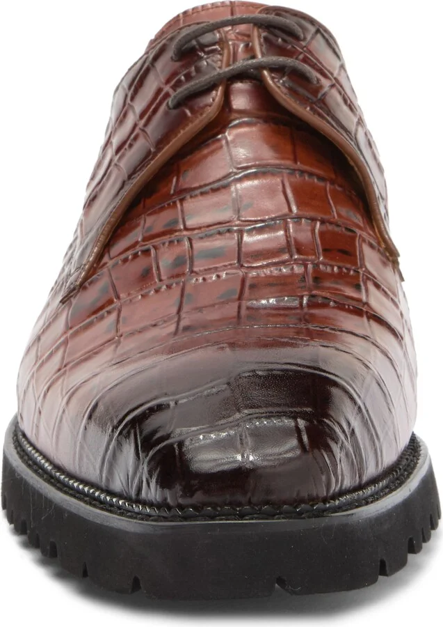 Centurion Croc Embossed Derby - Image 3