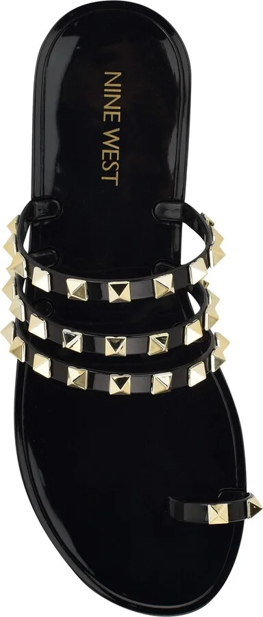 Centy Studded Toe Loop Sandal - Image 4