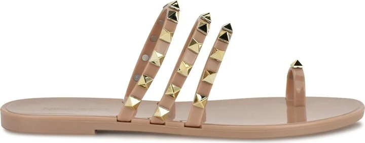 Centy Studded Toe Loop Sandal - Image 9