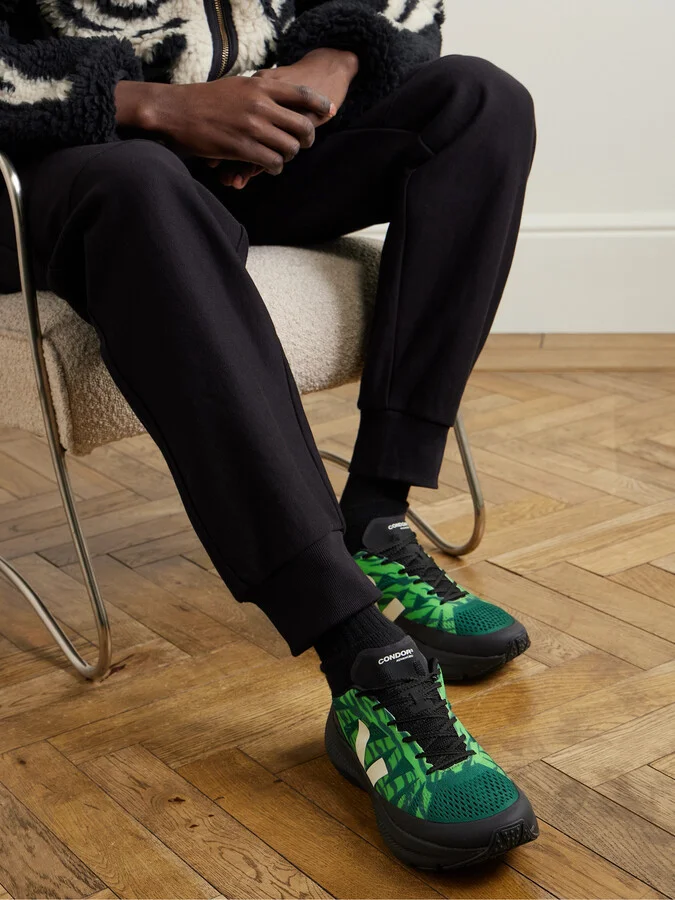 + César Villalba Condor 3 Rubber and Recycled-Mesh Sneakers - Image 2