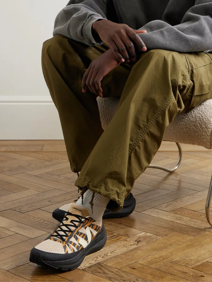 + César Villalba Condor 3 Rubber and Recycled-Mesh Sneakers - Image 2