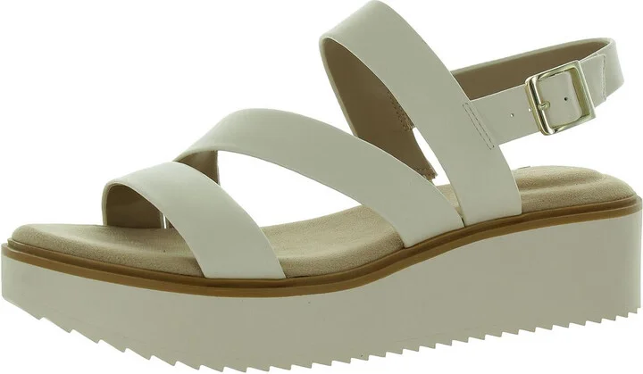 Cessey Womens Slip On Wedge Platform Sandals