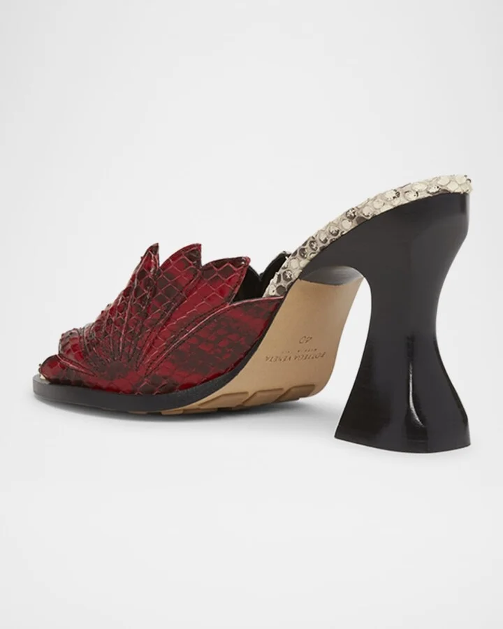Cha Cha Bicolor Anaconda Slide Sandals - Image 3