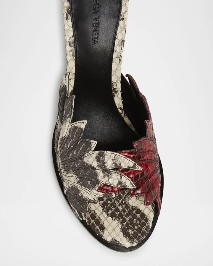 Cha Cha Bicolor Anaconda Slide Sandals - Image 6