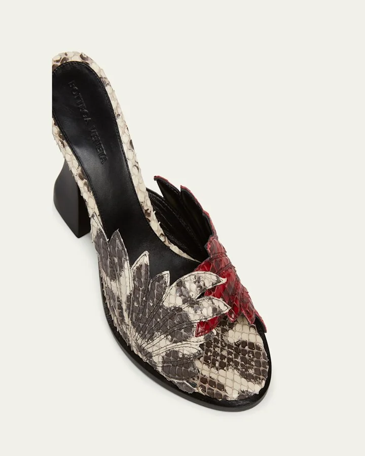 Cha Cha Bicolor Anaconda Slide Sandals - Image 3