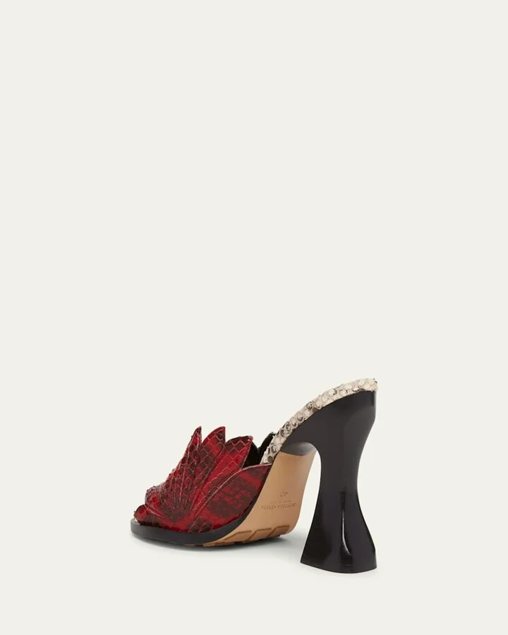 Cha Cha Bicolor Anaconda Slide Sandals - Image 5