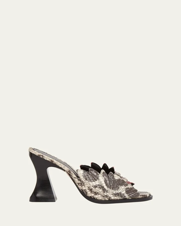 Cha Cha Bicolor Anaconda Slide Sandals