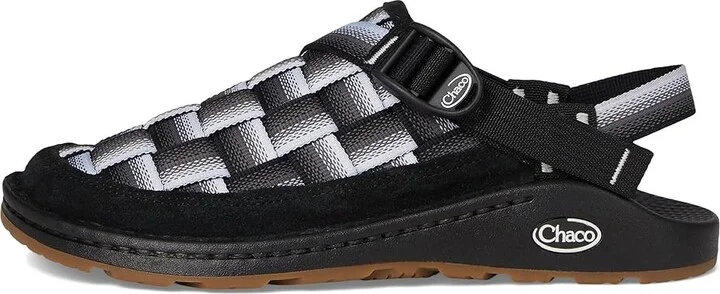 Chaco Canyon Woven Clog Women's Lace-up Boots Fade Black & White : 6 B - Medium, Suede - Image 6