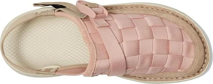 Chaco Canyon Woven Clog Women's Lace-up Boots Peach Sand : 8 B - Medium, Suede - Image 2