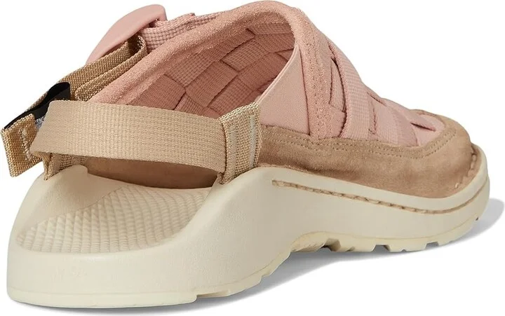 Chaco Canyon Woven Clog Women's Lace-up Boots Peach Sand : 8 B - Medium, Suede - Image 4