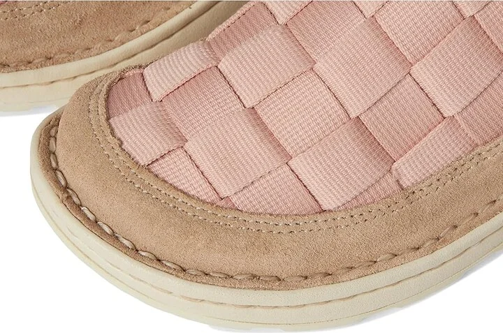 Chaco Canyon Woven Clog Women's Lace-up Boots Peach Sand : 8 B - Medium, Suede - Image 7