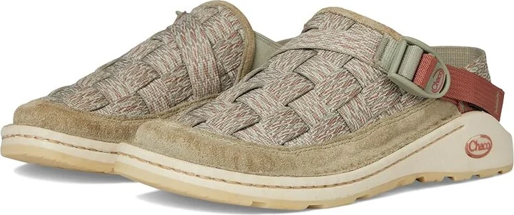 Chaco Canyon Woven Clog Women's Lace-up Boots Zig Zag Fungi : 5 B - Medium, Suede
