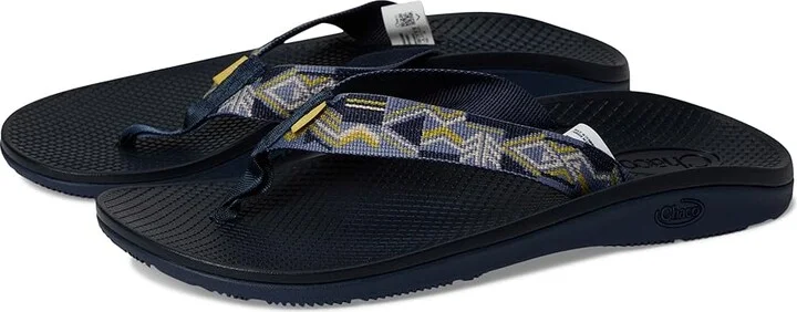 Chaco Classic Flip Men's Shoes Paddle Shadow Citron : 8 D - Medium, Textile