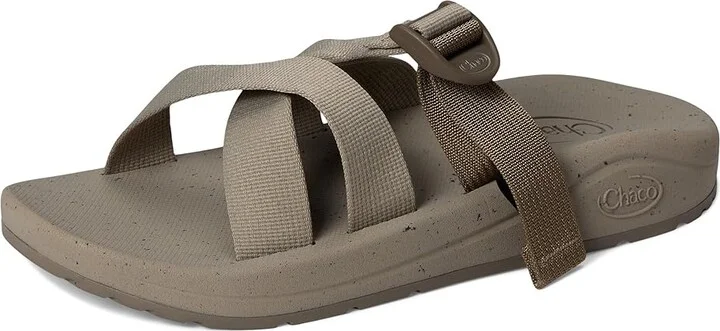 Chaco Cushz Slide Men's Sandals Silt : 9 D - Medium, Synthetic - Image 5