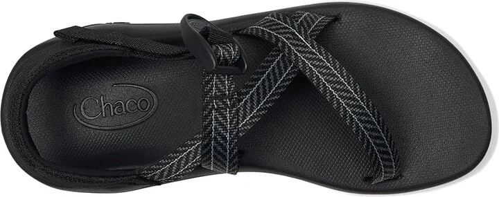 Chaco Cushz Women's Sandals Frond Black : 6 B - Medium, Synthetic - Image 2