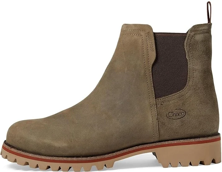 Chaco Fields Chelsea WP Women's Rain Boots Smoke : 7 B - Medium, Leather - Image 5